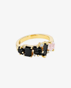 Nadima Blend Black Ombre Ring