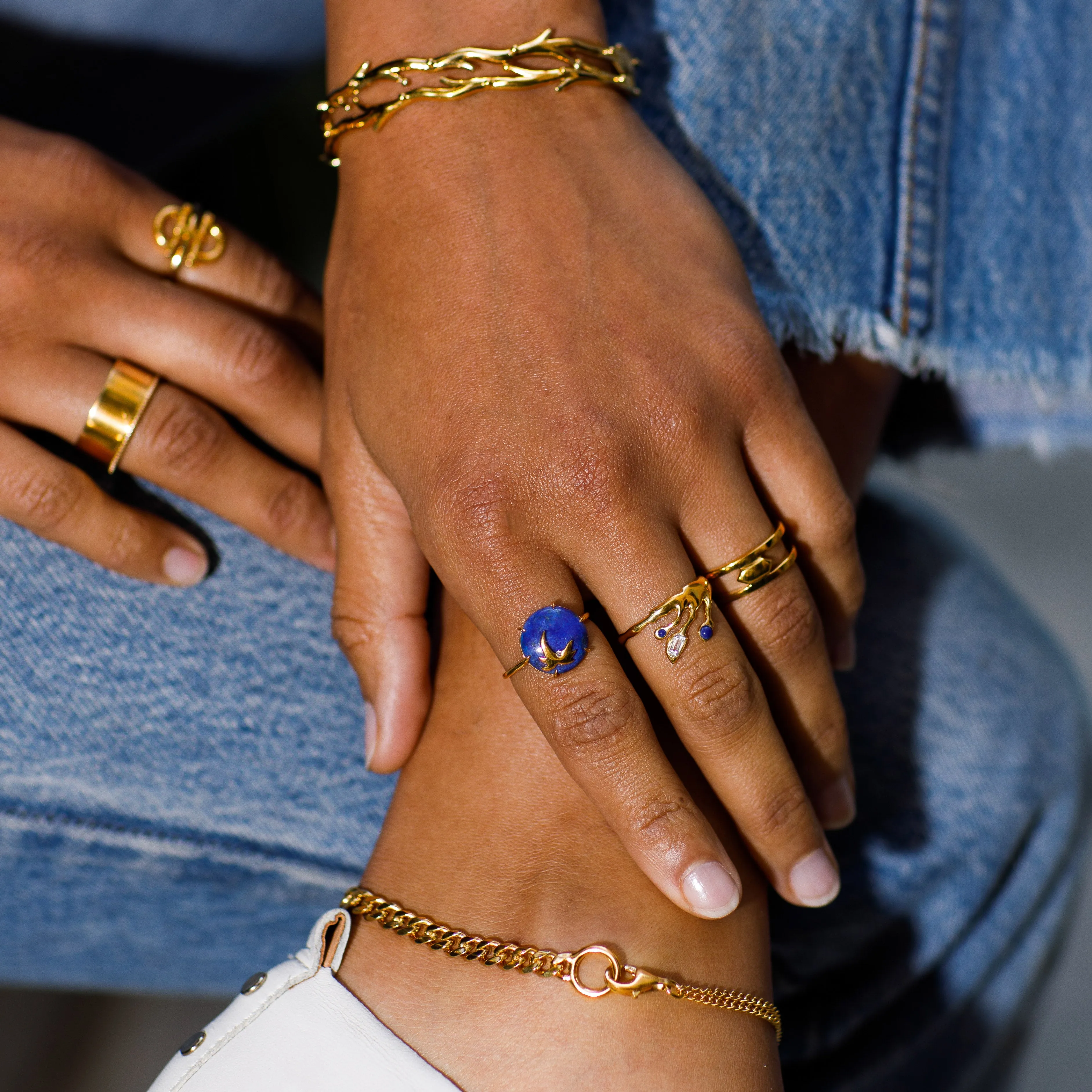 Ray of Light Lapis Ring