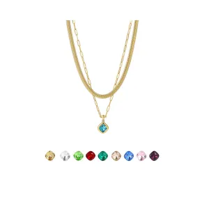 Replaceable Magic Candy Box Gold Necklace