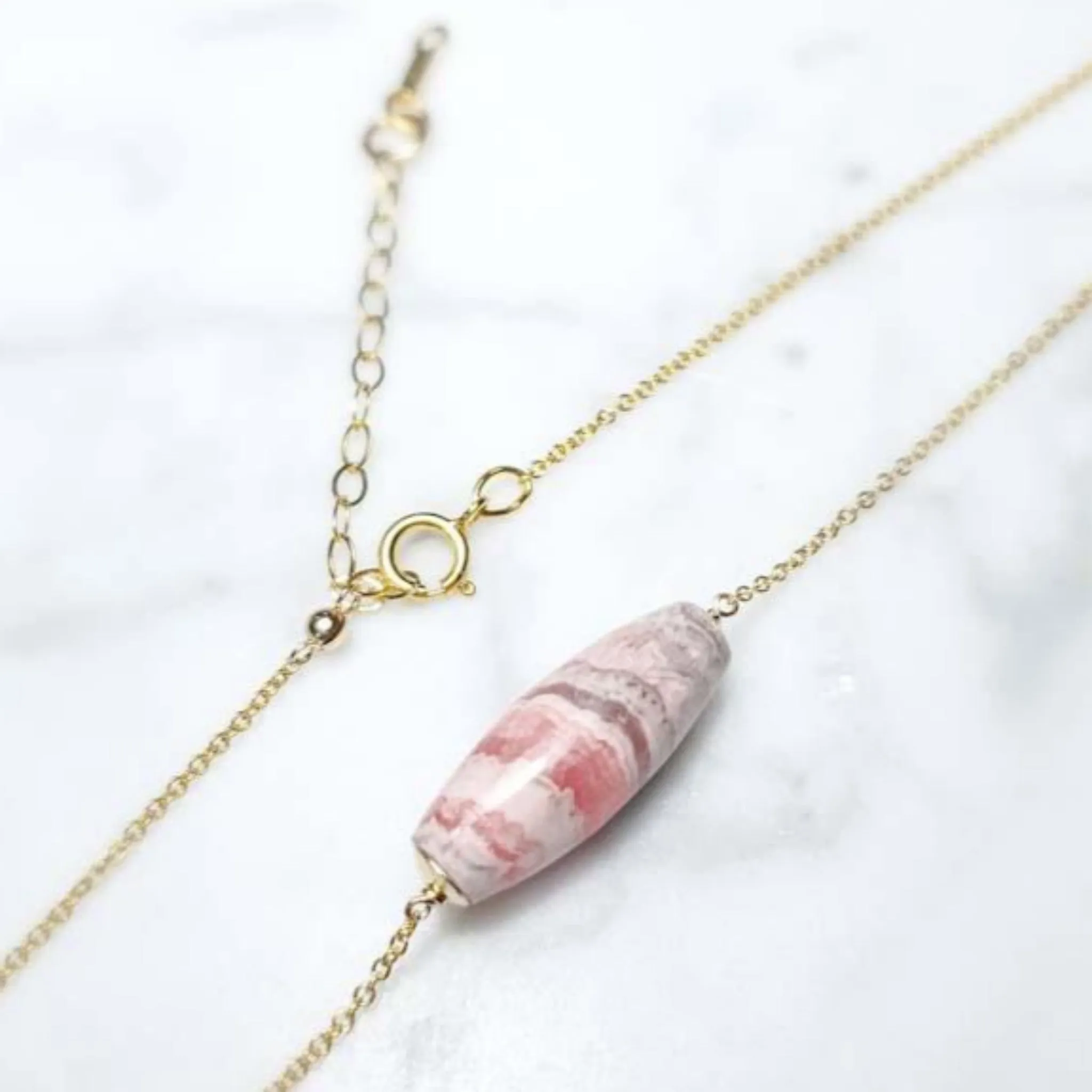 Rhodochrosite Necklace / Gemstone