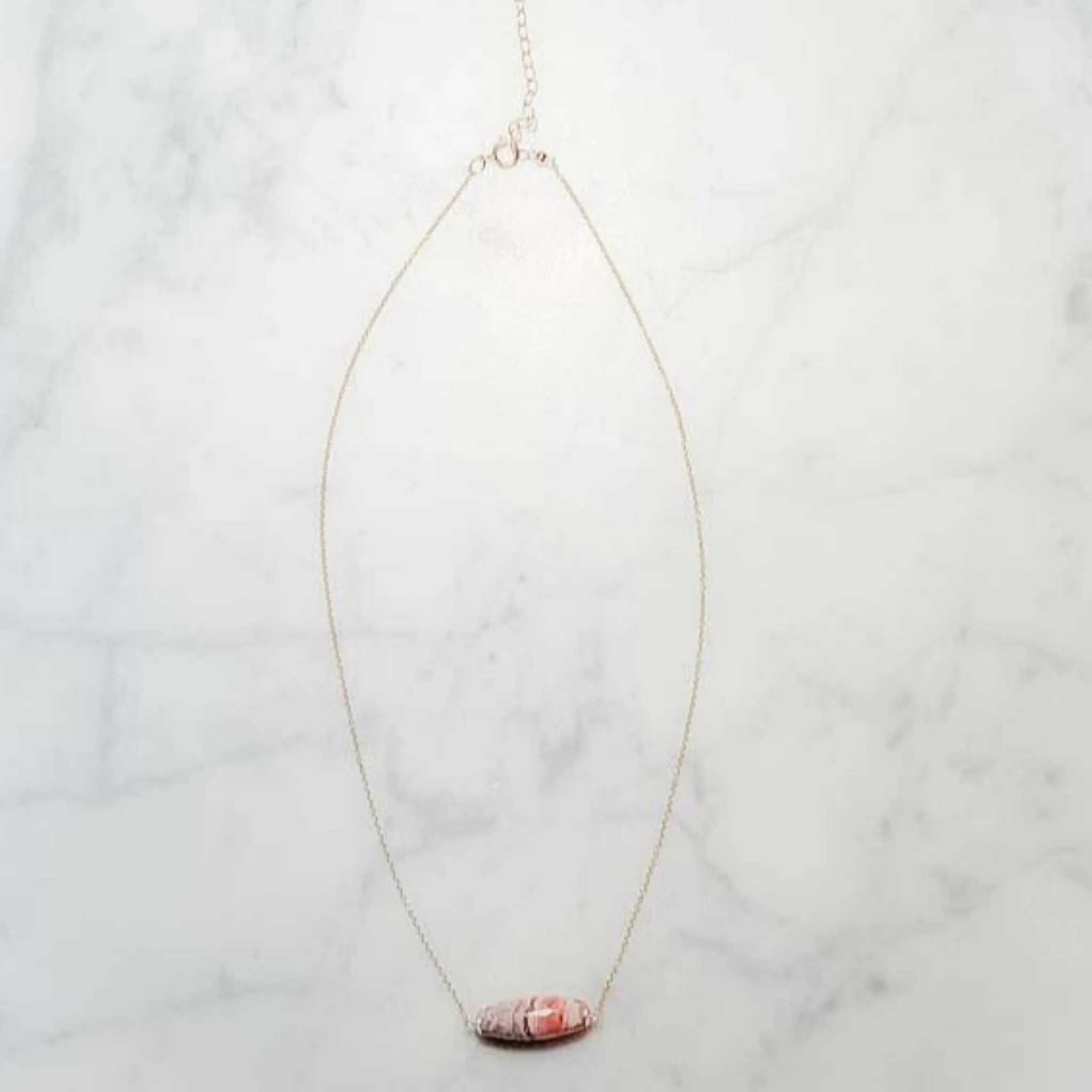 Rhodochrosite Necklace / Gemstone