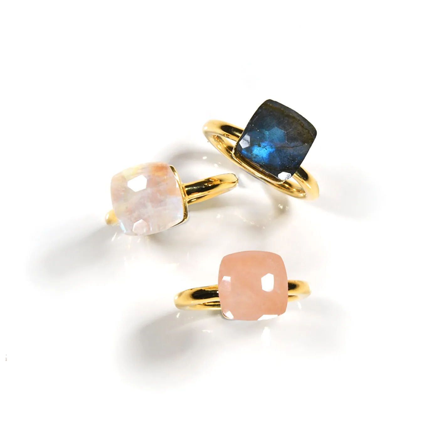 Ring - Naked 4 - Rose Quartz