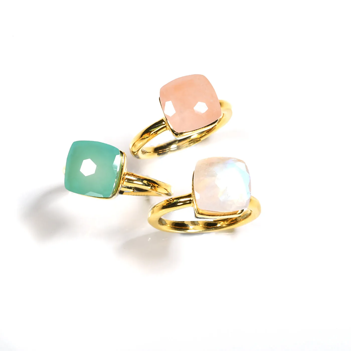 Ring - Naked 4 - Rose Quartz