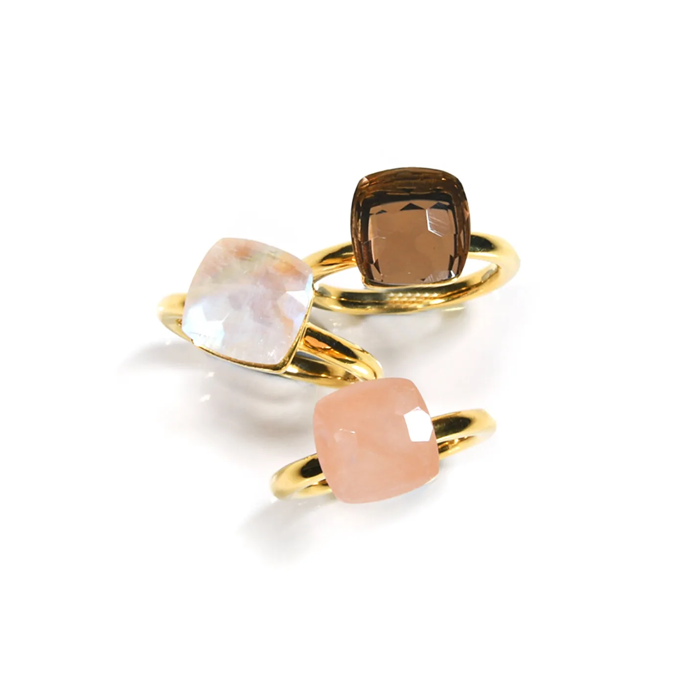 Ring - Naked 4 - Rose Quartz