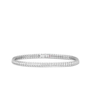 Roberto Coin 18k White Gold Classic Diamond Tennis Bracelet