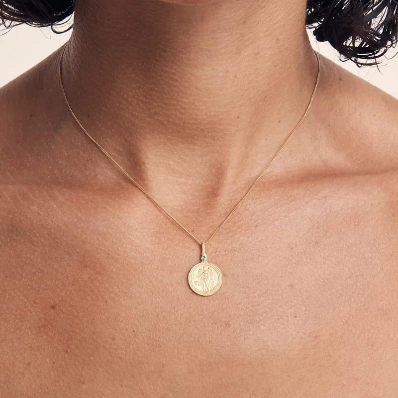 Serafina Coin Necklace - Gold