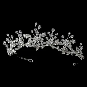 Silver Crystal Bridal Headband