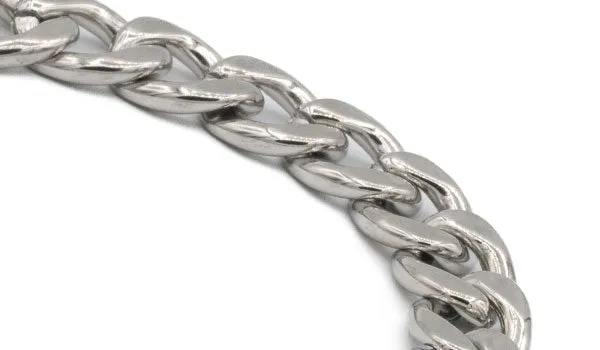 Silver Curb Chain Bracelet