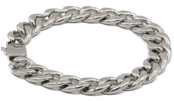 Silver Curb Chain Bracelet