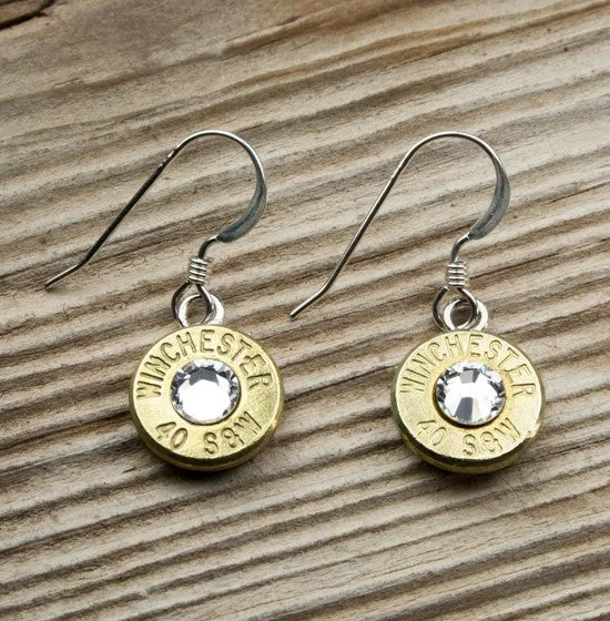 Simply Dangle Bullet Earrings