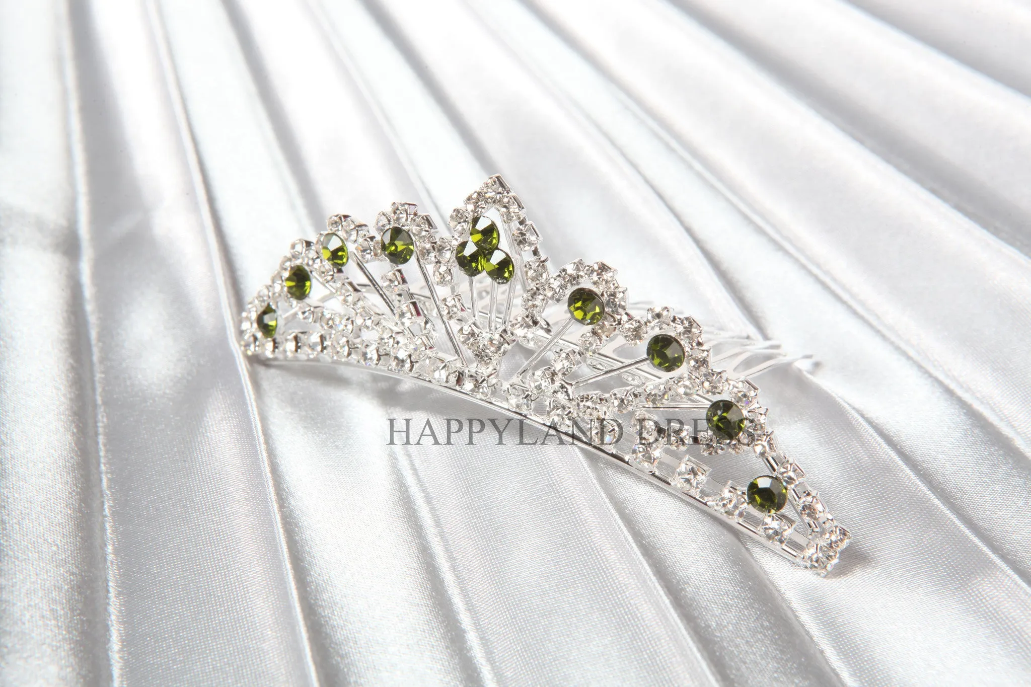 Sparkling Rhinestone Tiara (5 Diff. Colors)