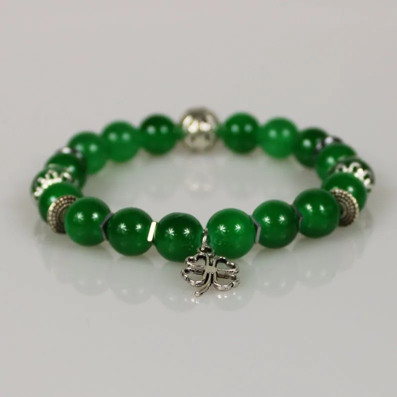 St Patrick Day Bead Bracelet