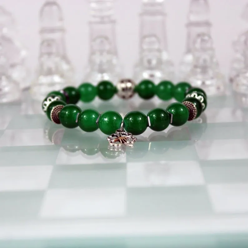 St Patrick Day Bead Bracelet