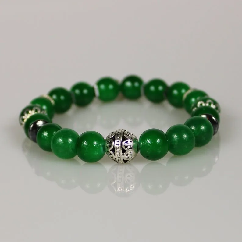 St Patrick Day Bead Bracelet