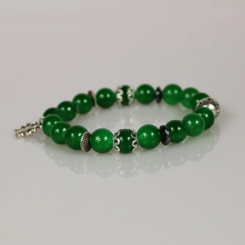 St Patrick Day Bead Bracelet