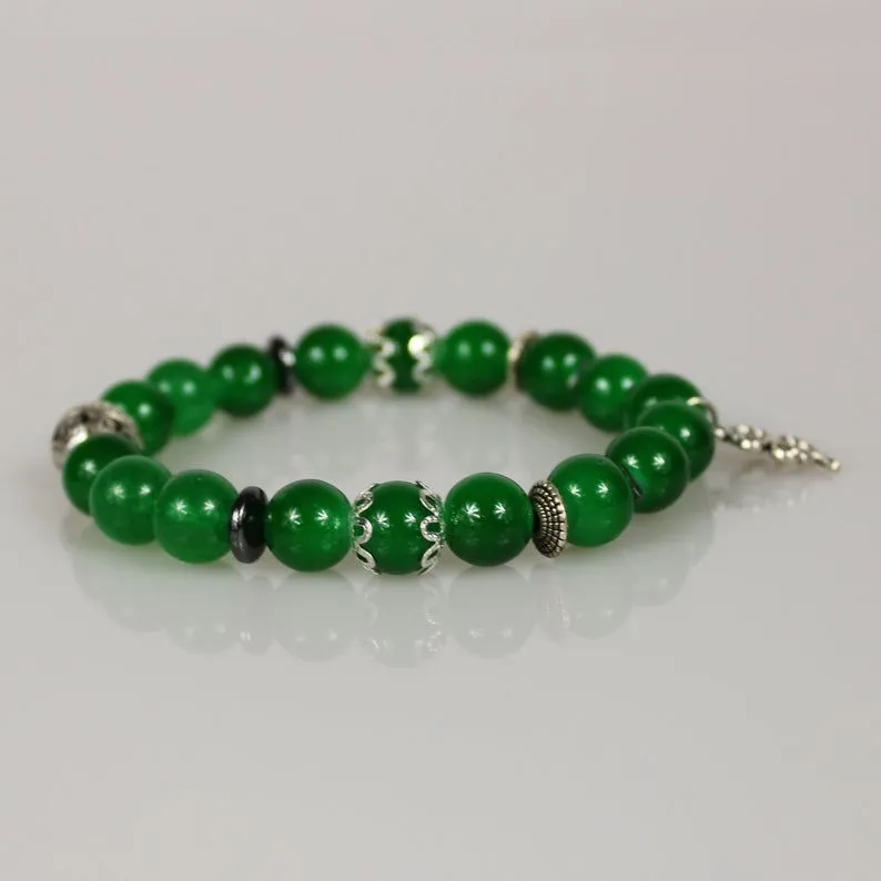 St Patrick Day Bead Bracelet