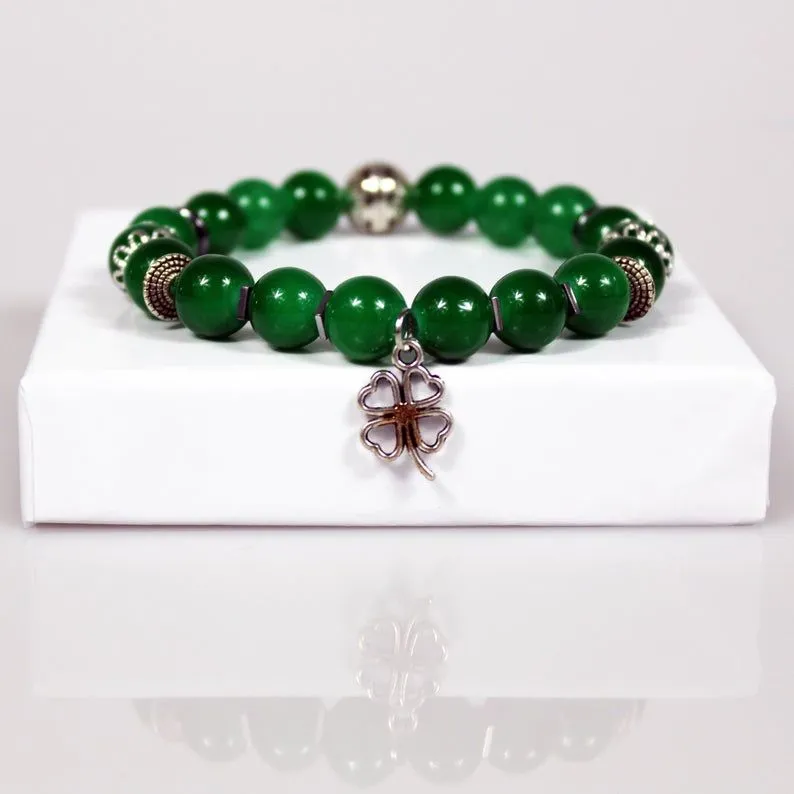 St Patrick Day Bead Bracelet