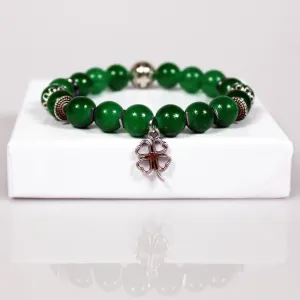 St Patrick Day Bead Bracelet