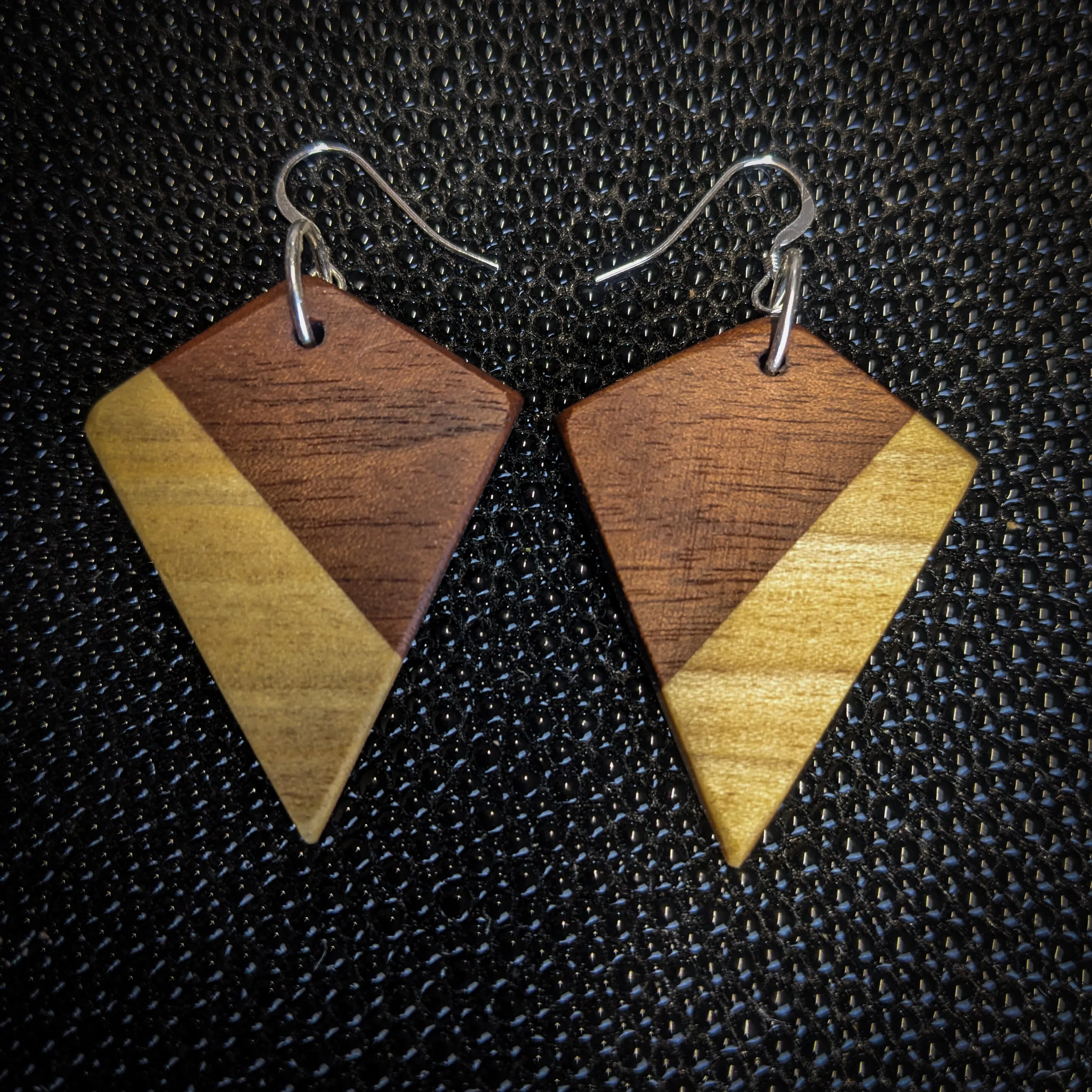 Striped Kite Dangle Earrings