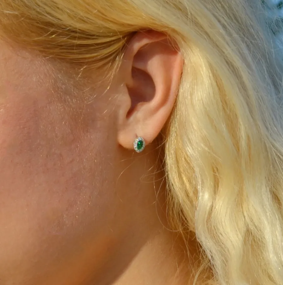 The Mes Me Rize Emerald Green Earrings