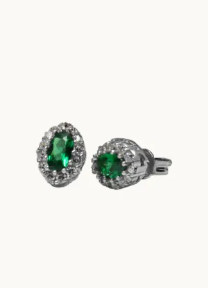 The Mes Me Rize Emerald Green Earrings