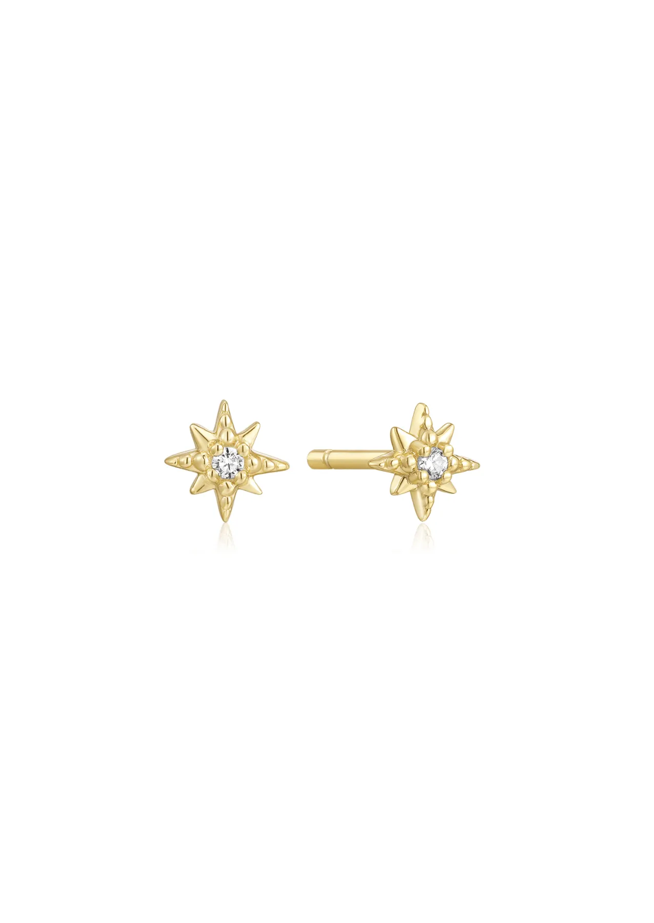 The Wishing Star 14ct Gold Vermeil Stud Earrings