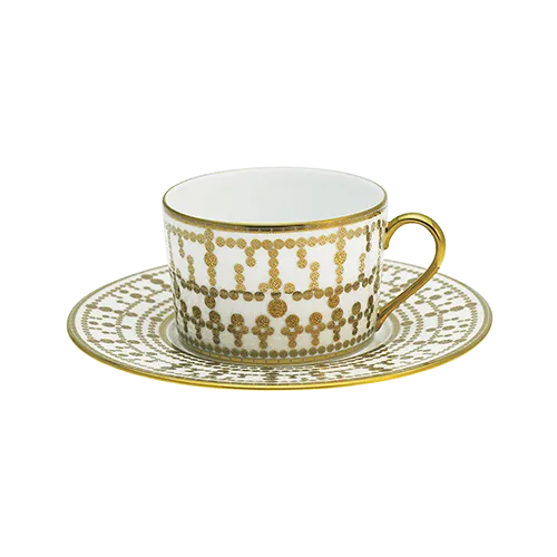 Tiara Gold Teacup And Saucer