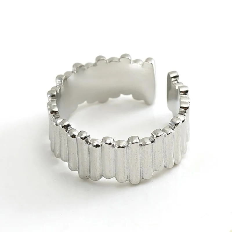 Trendy Geometric Stackable Ring -  Adjustable Fashion Jewelry