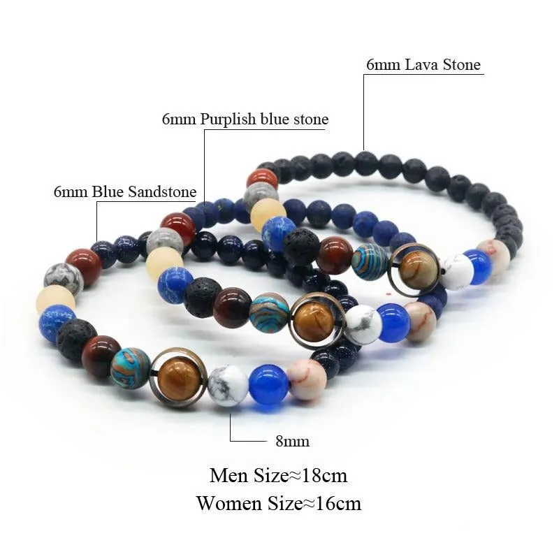 Universe Solar System Bracelet