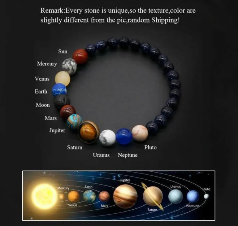 Universe Solar System Bracelet