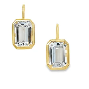 White Topaz Earrings