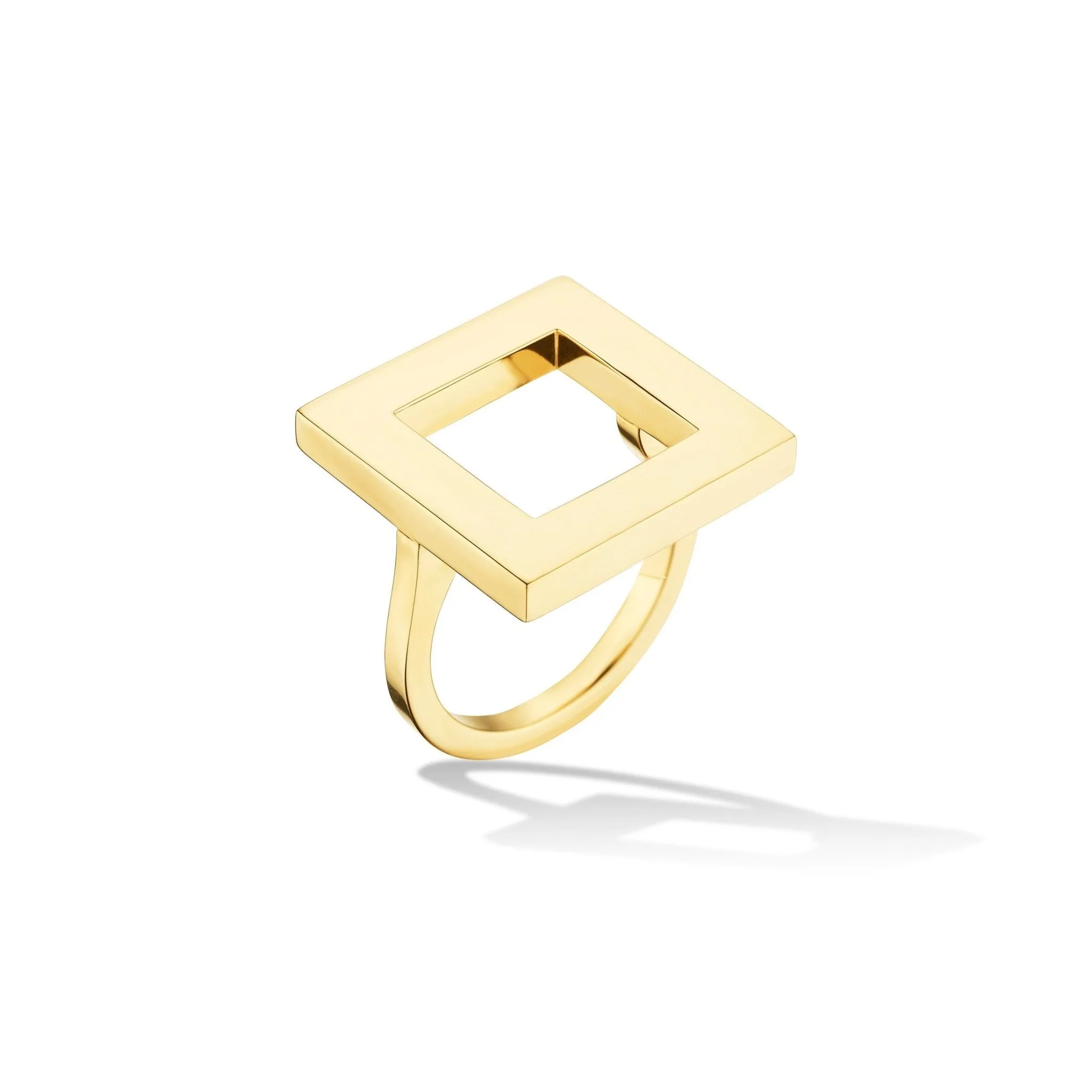 Yellow Gold Foundation Statement Ring