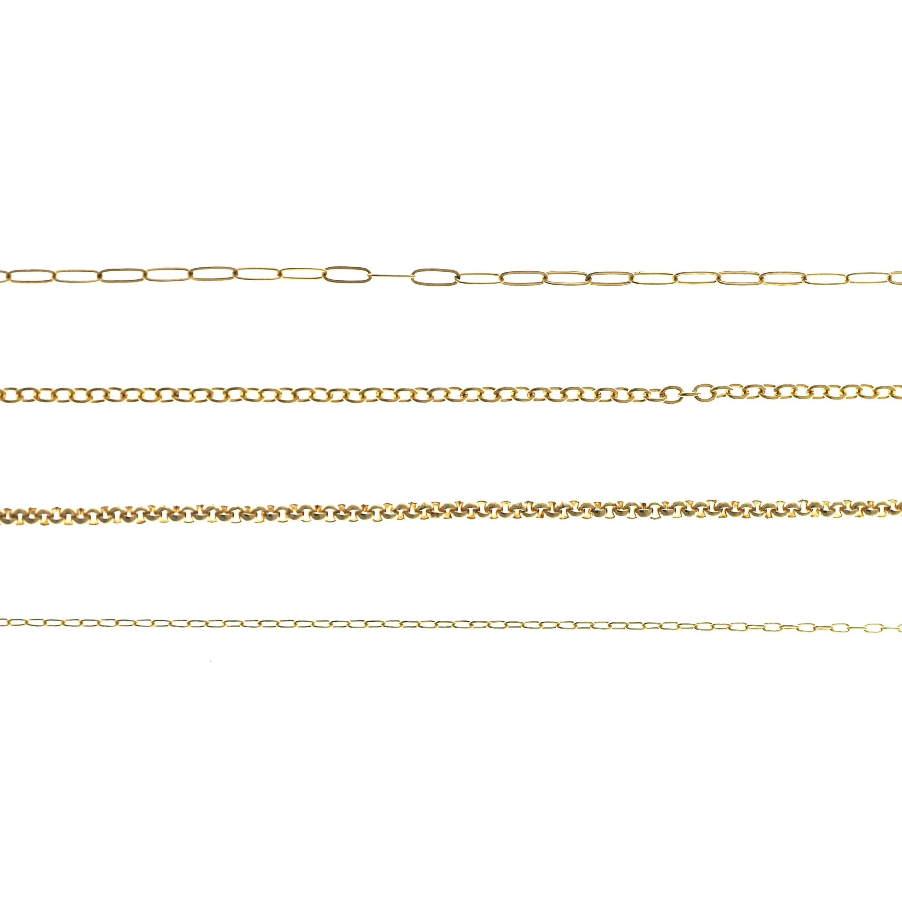 Yellow Goldfilled chain for permanent